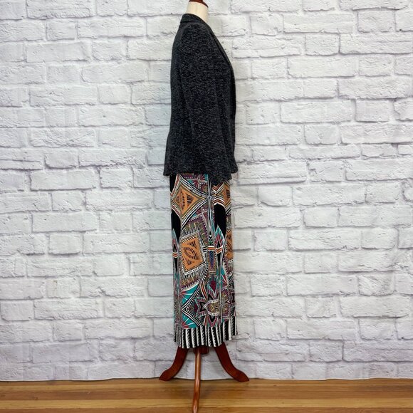 Anthropologie Cartonnier Black & White Knit Blazer - Picture 7 of 9